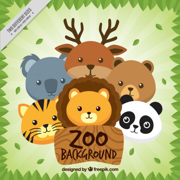 Nice Animals Zoo Background - Zoo Animals, Transparent background PNG HD thumbnail
