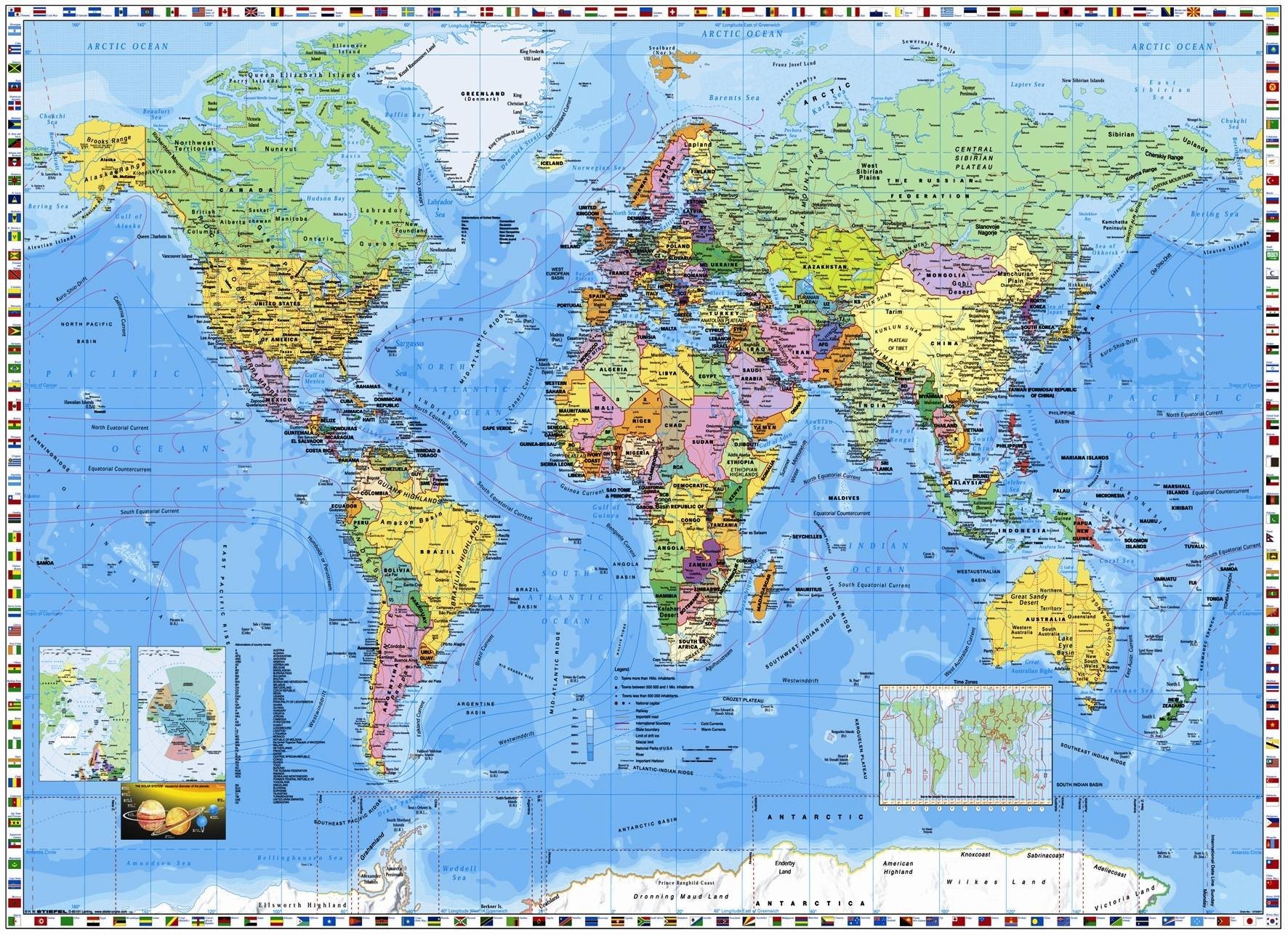 World Political Map Hd Images Refrence World Map App For Android Free Download New Worldmap World - Political, Transparent background PNG HD thumbnail