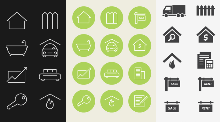Free Real Estate Icons For Agents, Brokers Website - Real Estate Imag, Transparent background PNG HD thumbnail