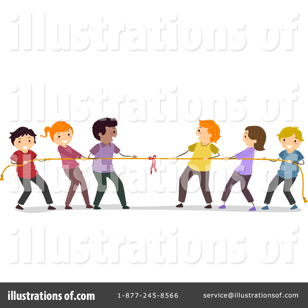 Tug of war clipart free image