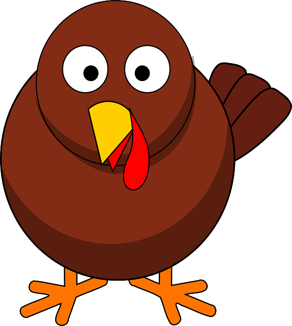 Free Vector Graphic: Turkey, Bird, Rooster, Hen, Chick   Free Image On Pixabay   296822 - Turkey Bird, Transparent background PNG HD thumbnail