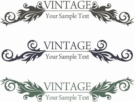 Vintage Style Floral Design Vector Graphic - Vector, Transparent background PNG HD thumbnail