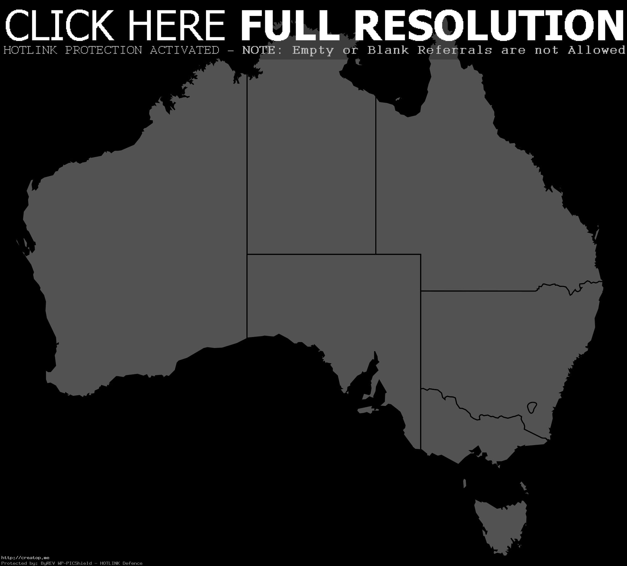 Australia Free Map Blank Outline Base At State Incredible Of - map, Transparent background PNG HD thumbnail