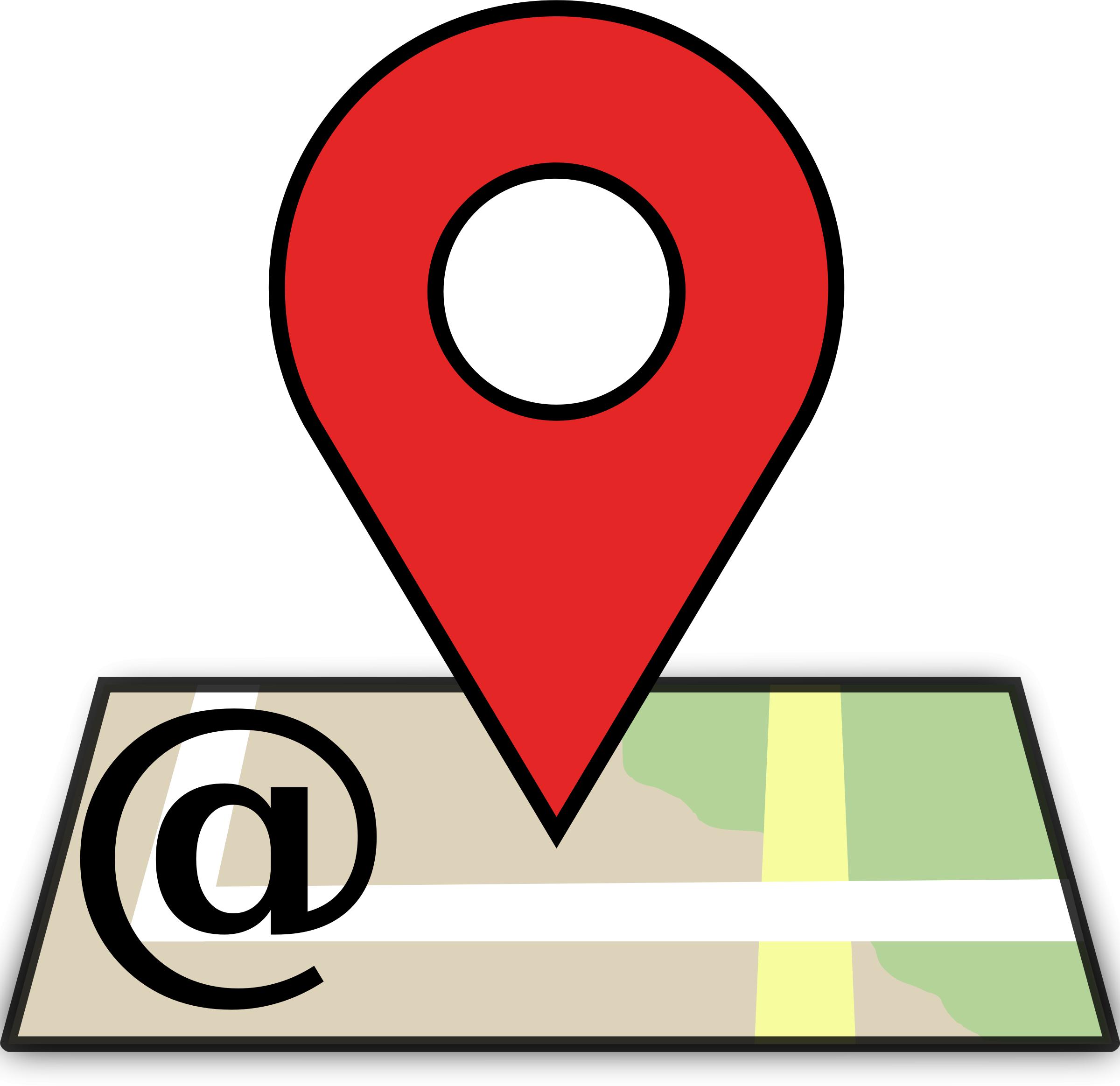 Map Location With Context Icons - map, Transparent background PNG HD thumbnail
