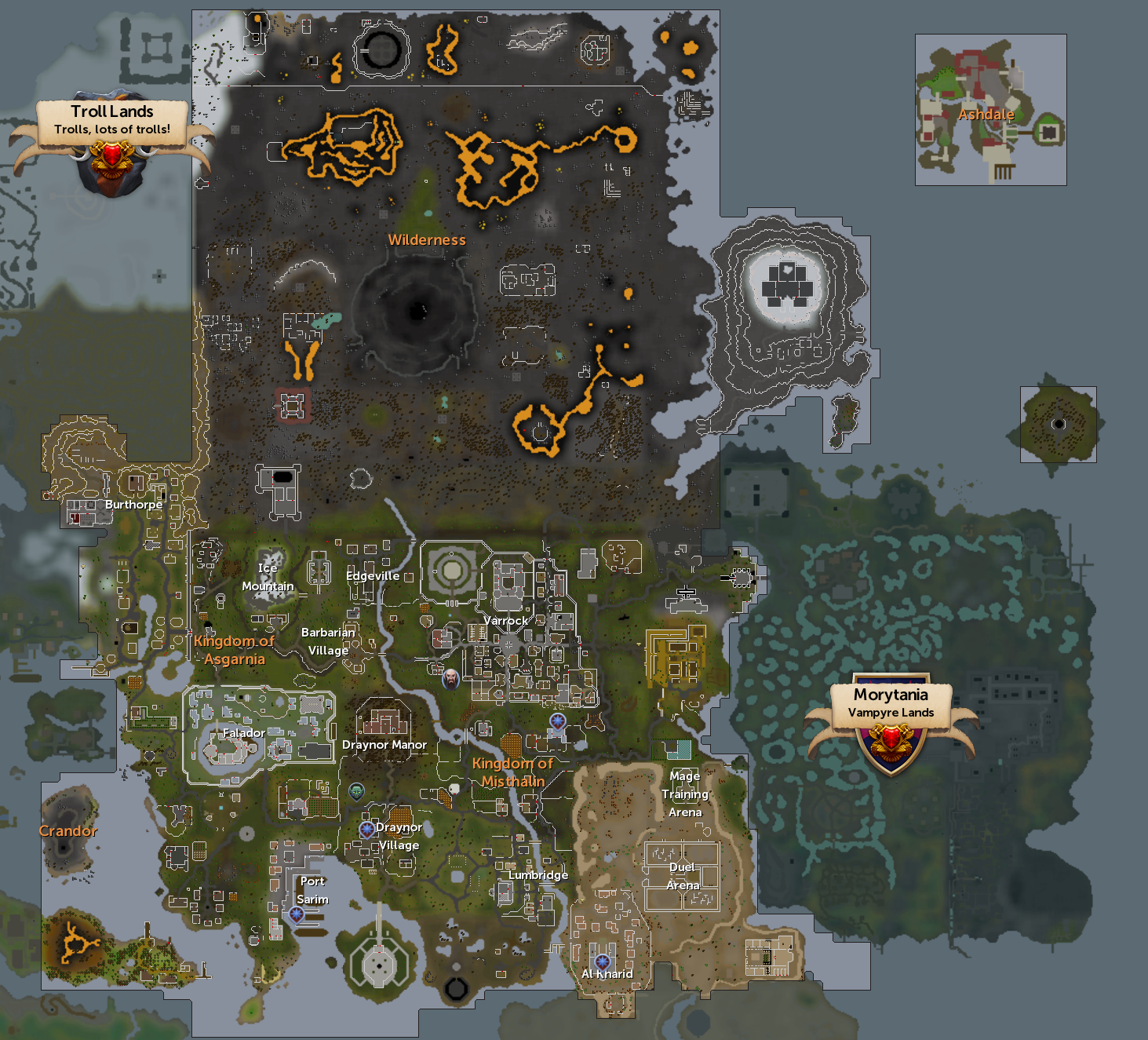 Runescape Free Map.png - map, Transparent background PNG HD thumbnail