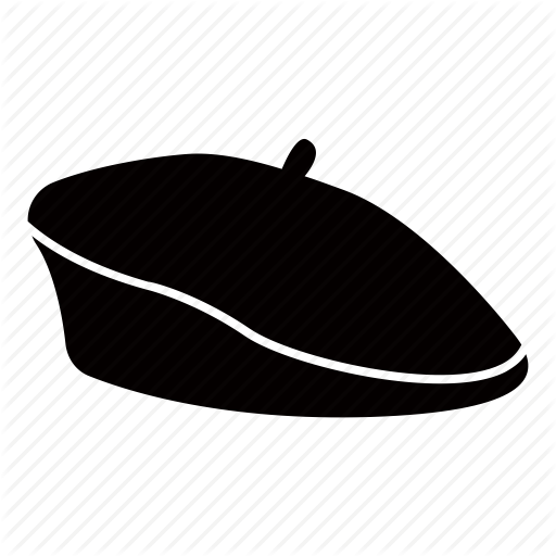 Basque, Beret, French, Hat, Military, Traditional Icon - French Beret Hat, Transparent background PNG HD thumbnail