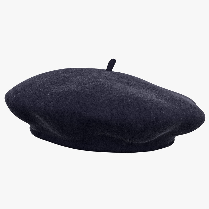 French Hat Beret - French Beret Hat, Transparent background PNG HD thumbnail