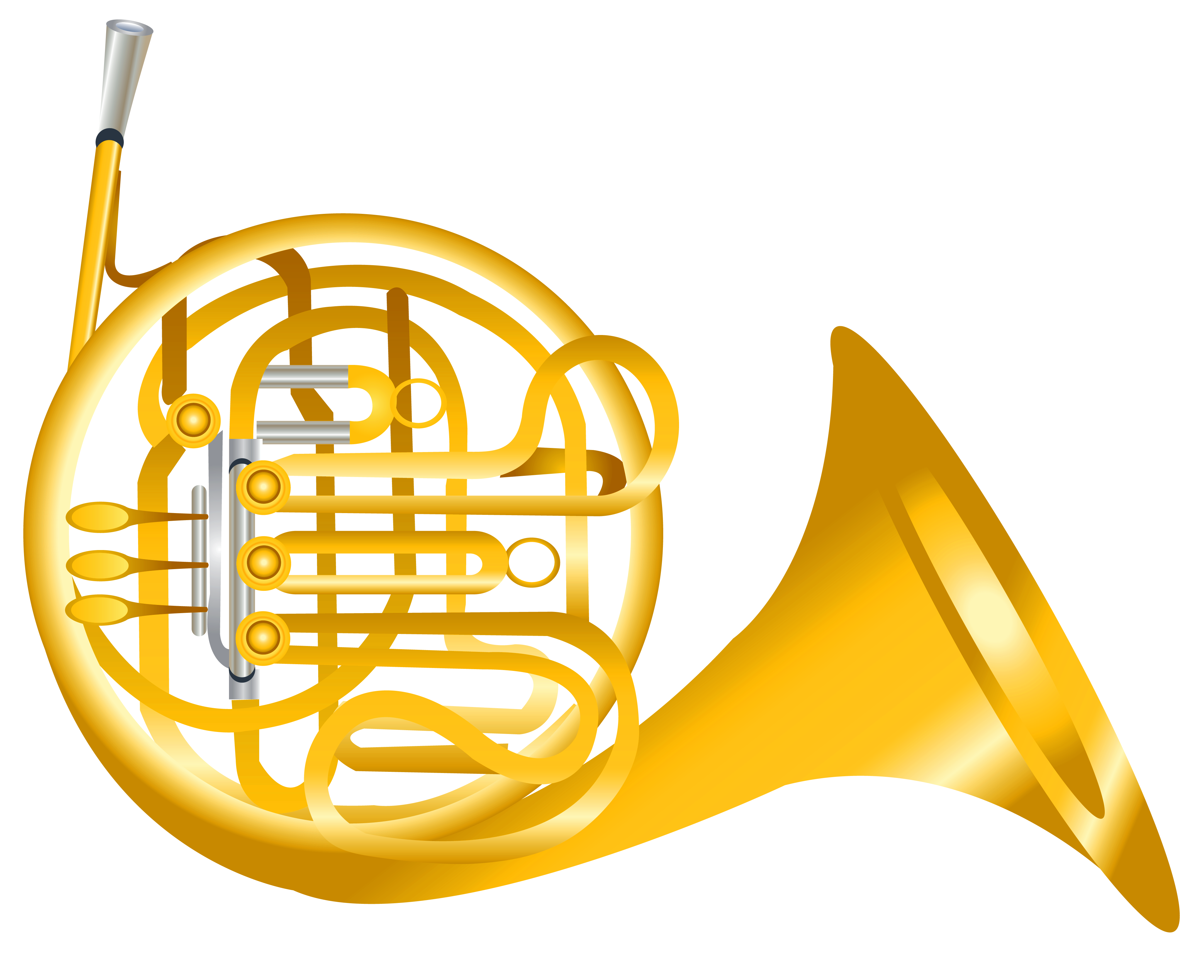 French Horn Transparent Png Clipart - French Horn, Transparent background PNG HD thumbnail