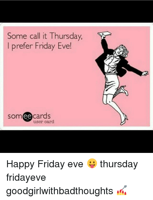 Happy Friday Eve Clipart Imag