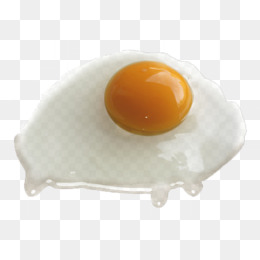 Fried egg PNG image. Yesterda