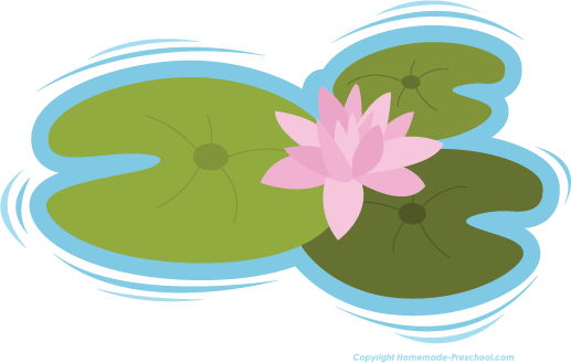 Frog On Lily Pad Clipart