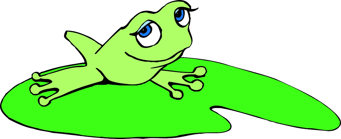 Frog On Lily Pad Clipart - Frog On Lily Pad, Transparent background PNG HD thumbnail
