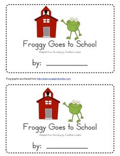 Froggy Goes To School Emergent Reader - Froggy Goes To School, Transparent background PNG HD thumbnail