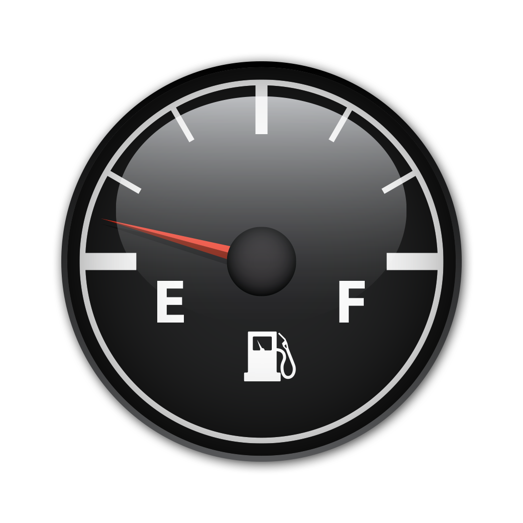 fuel gauge, fuel gauge empty,