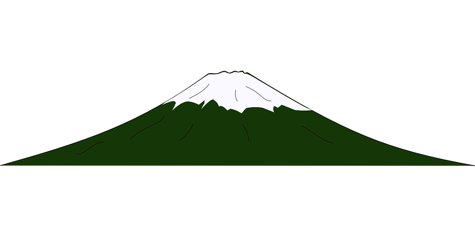 Volkan Fuji Dağ Tepe Kar Zirve - Fuji Mountain, Transparent background PNG HD thumbnail