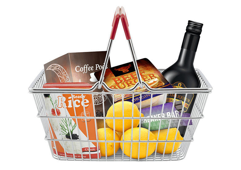 Each Year The Consumer Price Index Basket Of Goods, A Shopping Basket Of The Uku0027S Most Popular Items, Is Released. See What Has Been Added In 2016. - Full Basket, Transparent background PNG HD thumbnail