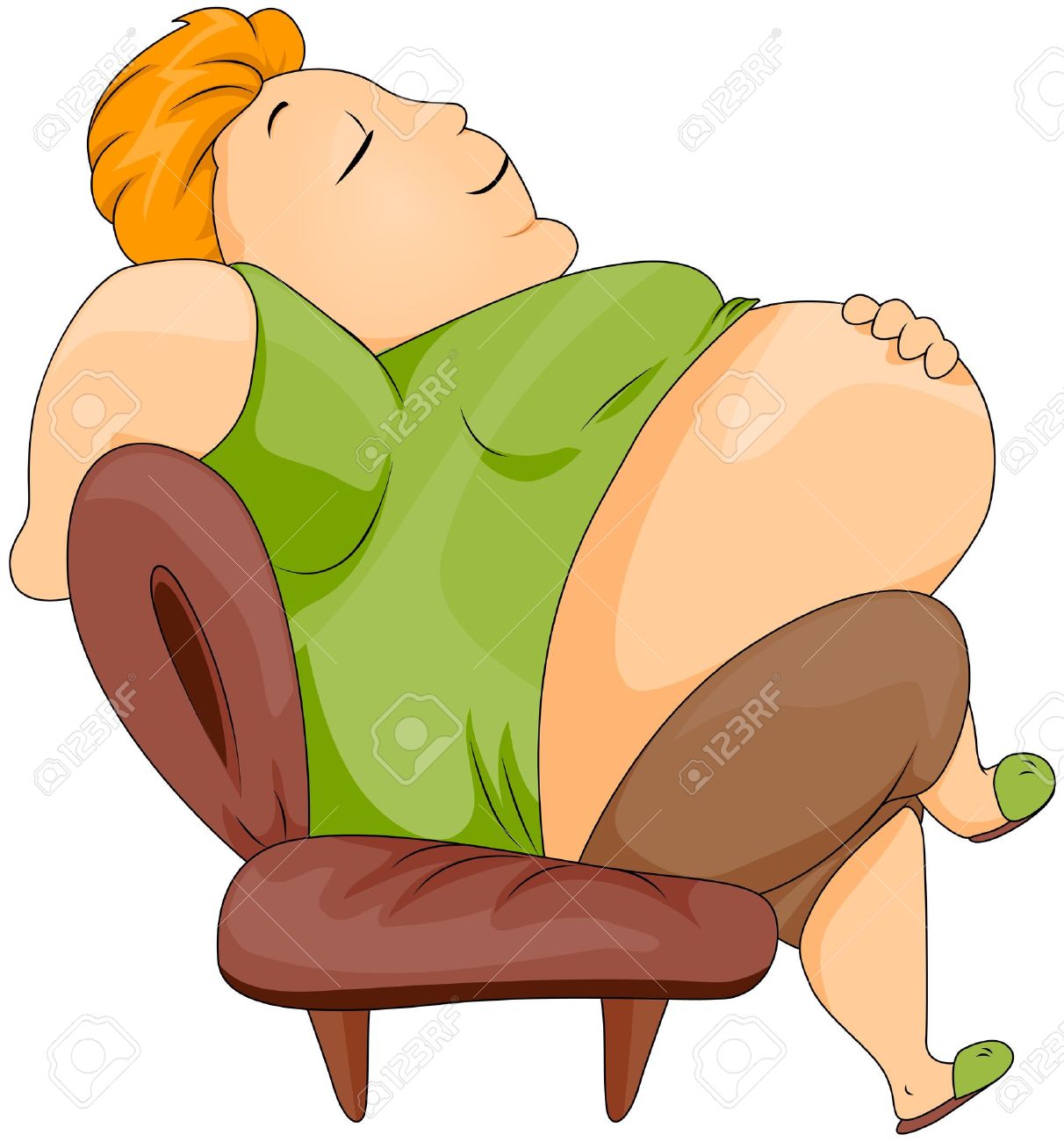 Plump Man With Big Tummy After Eating Stock Photo   7676805 - Full Belly, Transparent background PNG HD thumbnail