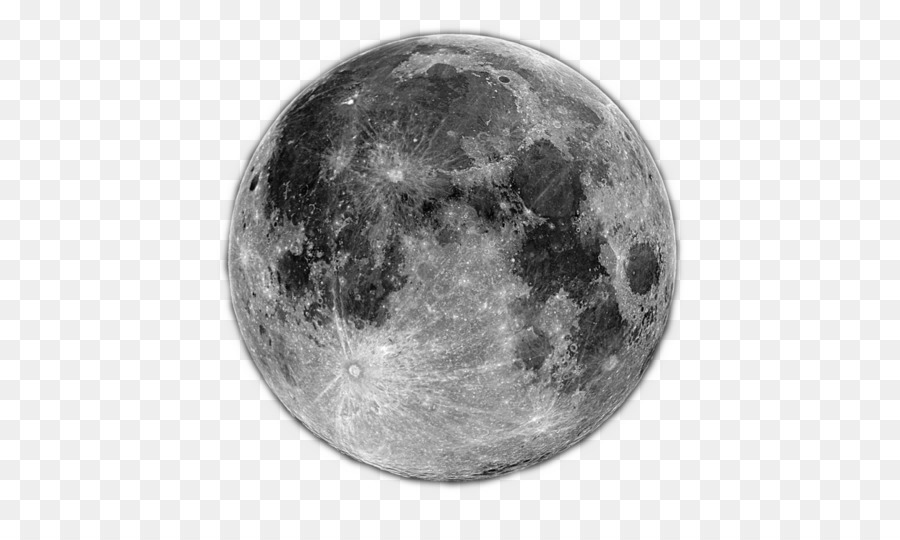 Full Moon PNG Black And White - Full Moon - Moon