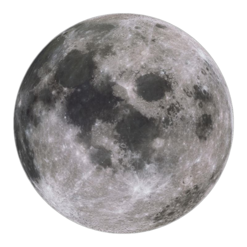 Moon Png - Full Moon Black And White, Transparent background PNG HD thumbnail