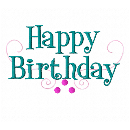 #52 Happy Birthday Font - Fun Birthday, Transparent background PNG HD thumbnail