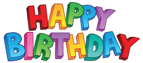 Cool Happy Birthday In Colorful Letters - Fun Birthday, Transparent background PNG HD thumbnail