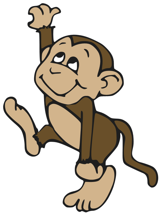 Cute Monkey Cartoons Pictures Cartoon Tattoo - Funny Monkey, Transparent background PNG HD thumbnail