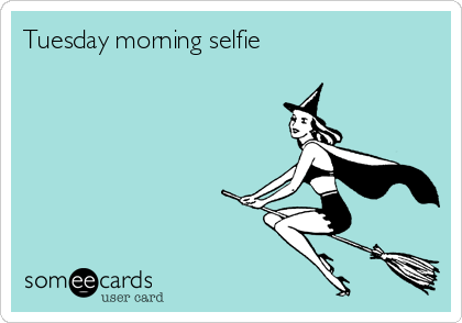 Tuesday Morning Selfie. - Funny Tuesday, Transparent background PNG HD thumbnail