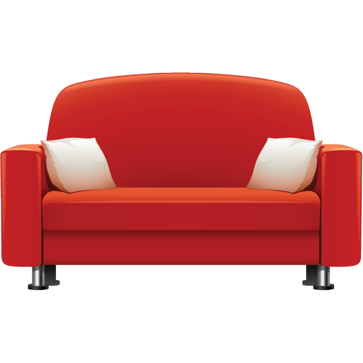 Red Sofa Furniture Icon Png Image #2603 - Furniture, Transparent background PNG HD thumbnail
