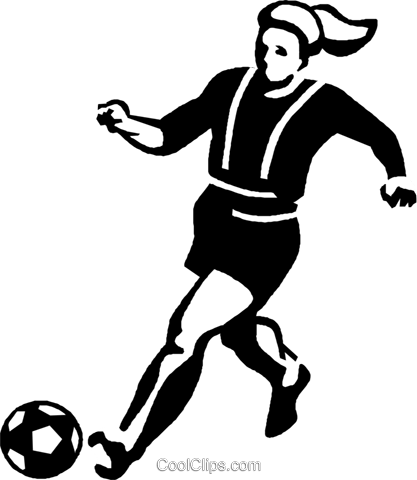 Fußballer Dribbeln Ball Vektor Clipart Bild Vc021109 - Fussballspieler Mit Ball, Transparent background PNG HD thumbnail