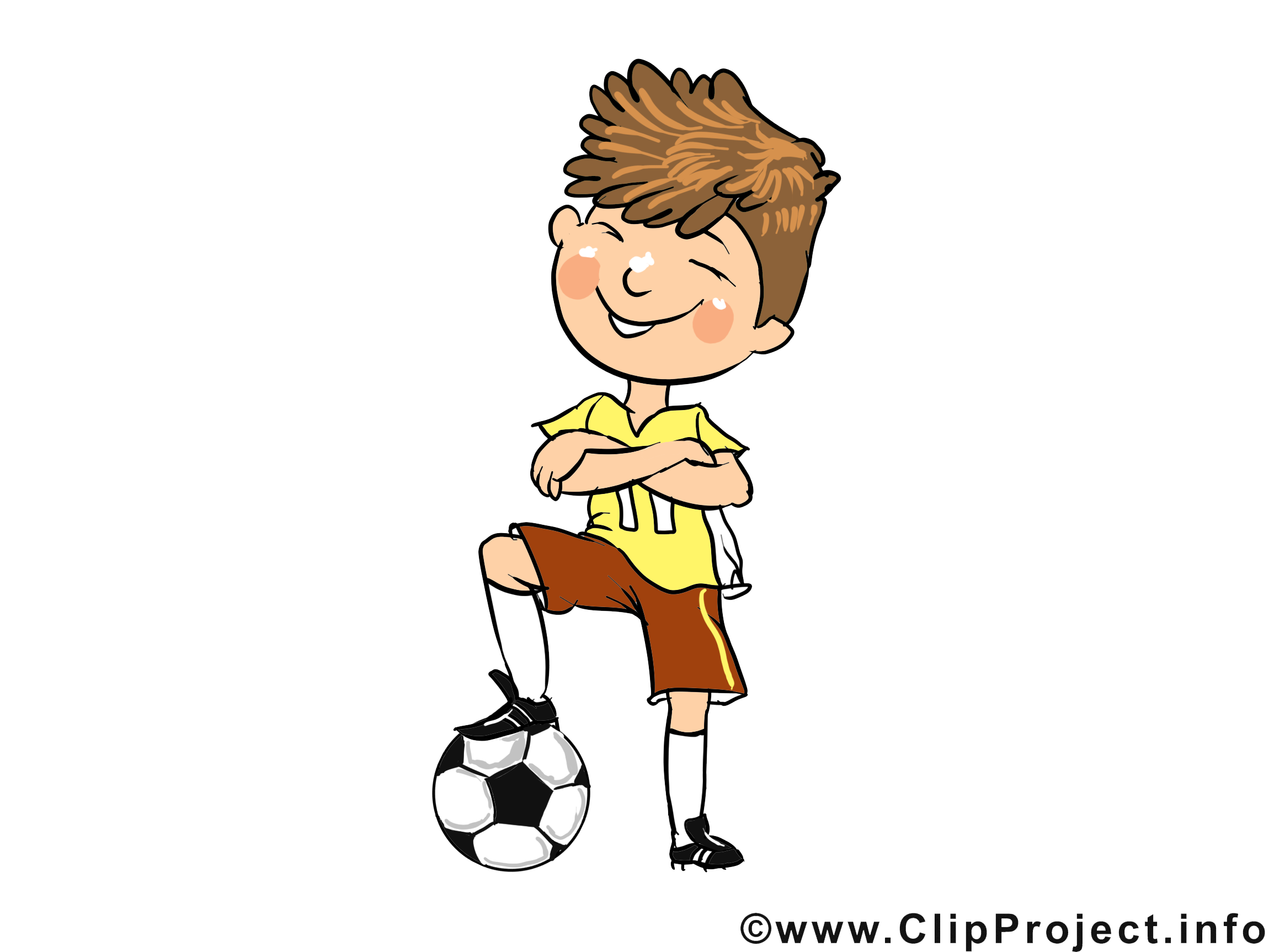 Fußballspieler Clipart 6 - Fussballspieler Mit Ball, Transparent background PNG HD thumbnail