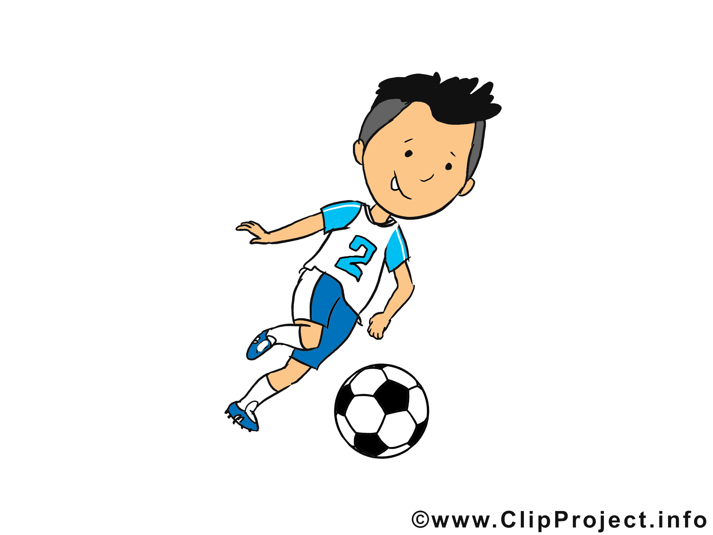 Fußballspieler Clipart Schwarz Weiß 2 - Fussballspieler Mit Ball, Transparent background PNG HD thumbnail