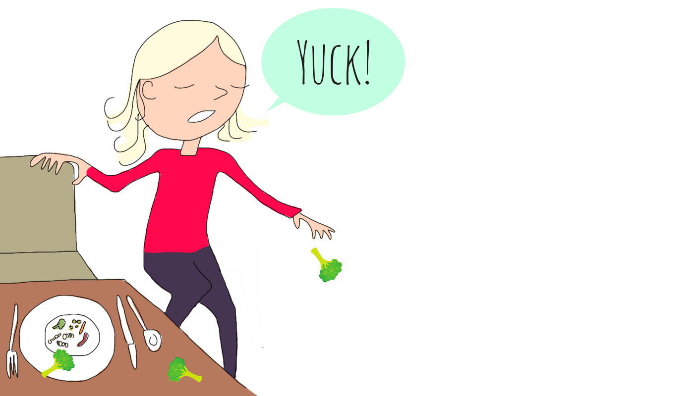 Picky Eater Drops Broccoli - Fussy, Transparent background PNG HD thumbnail