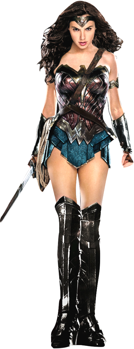 Gal Gadot as Wonder Woman wit
