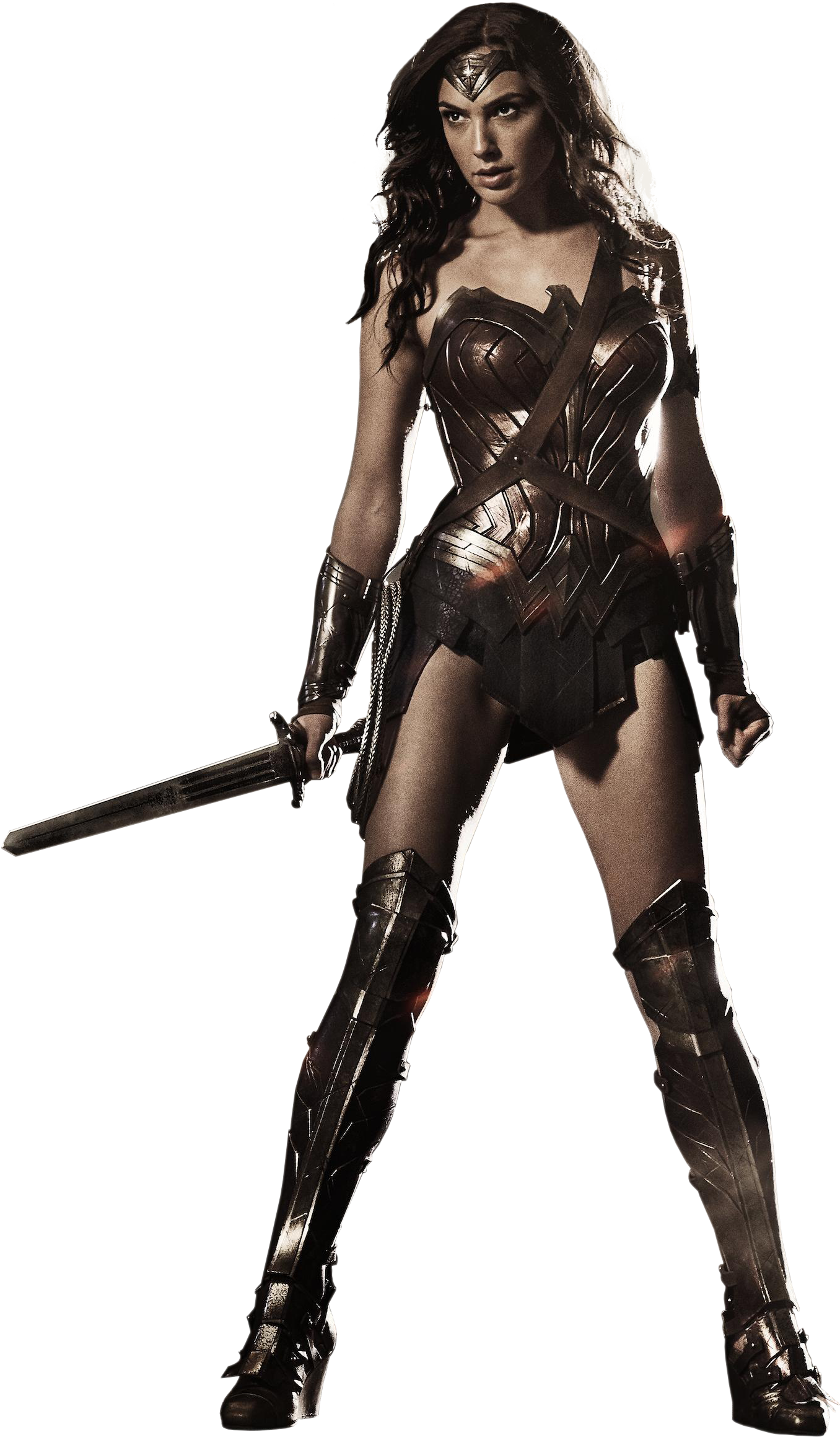 Gal Gadot as Wonder Woman wit