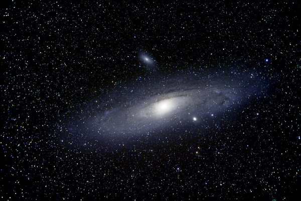 Andromeda Galaxy With Companion Galaxies Background - Galaxy, Transparent background PNG HD thumbnail
