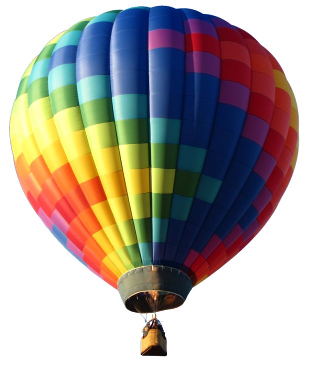 Hot Air Balloon - Gas Balloon, Transparent background PNG HD thumbnail