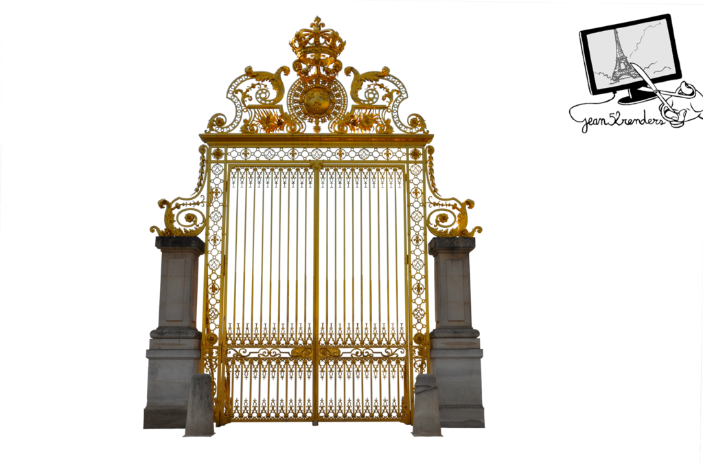 Gate Castle Of Versailles Png By Jean52 - Gate, Transparent background PNG HD thumbnail
