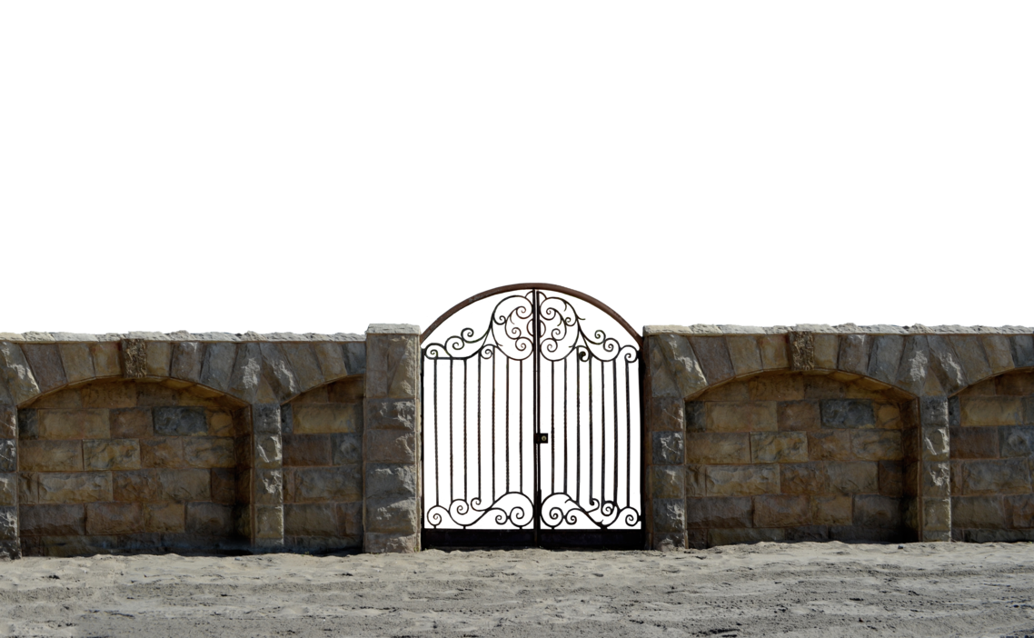 Iron Stone Gate At Beach Png Stock Photo 0073 By Annamae22 - Gate, Transparent background PNG HD thumbnail