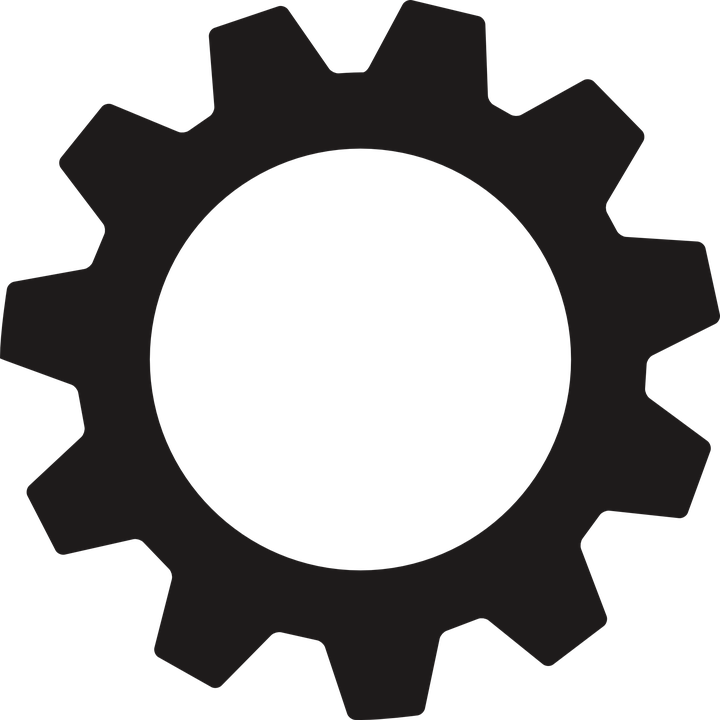 Gear, Mechanics, Settings, Icon - Gear Vector, Transparent background PNG HD thumbnail