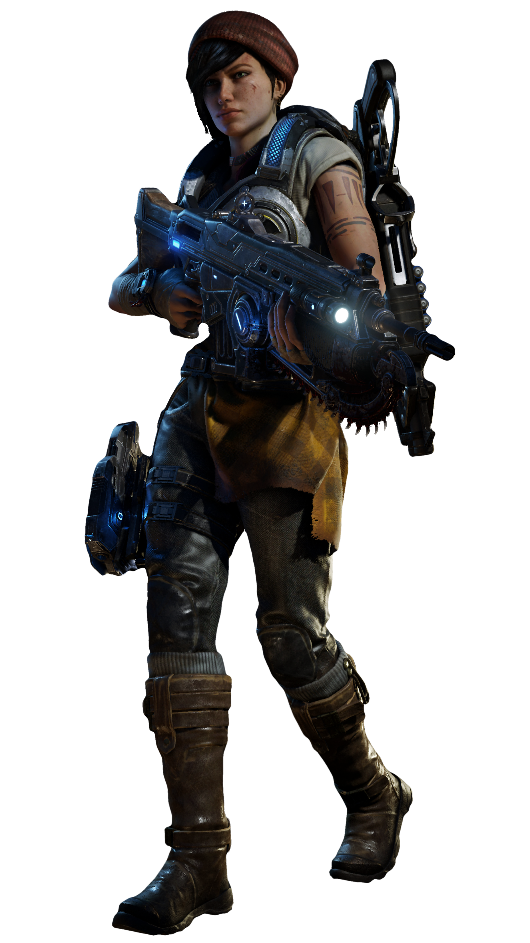 Gears Of War 4_Character_Kait.png1856X3300 3.66 Mb - Gears Of War, Transparent background PNG HD thumbnail