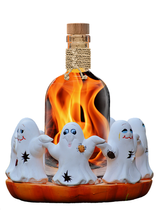 Halloween, Geister, Gespenster, Flasche, Feuerwasser - Geister Und Gespenster, Transparent background PNG HD thumbnail