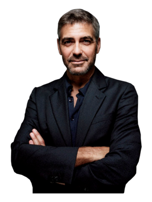 George Clooney Png Hdpng.com 300 - George Clooney, Transparent background PNG HD thumbnail