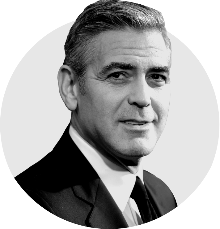 The George Clooney - George Clooney, Transparent background PNG HD thumbnail