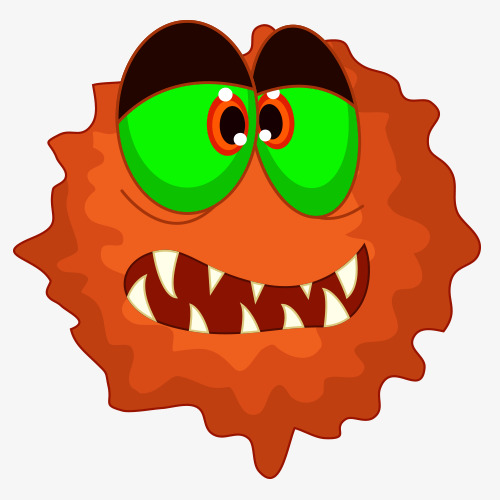 Germ Cell Cartoon, Sterilized Virus Cell, Disinfection, Kill Virus Png And Psd - Germ, Transparent background PNG HD thumbnail