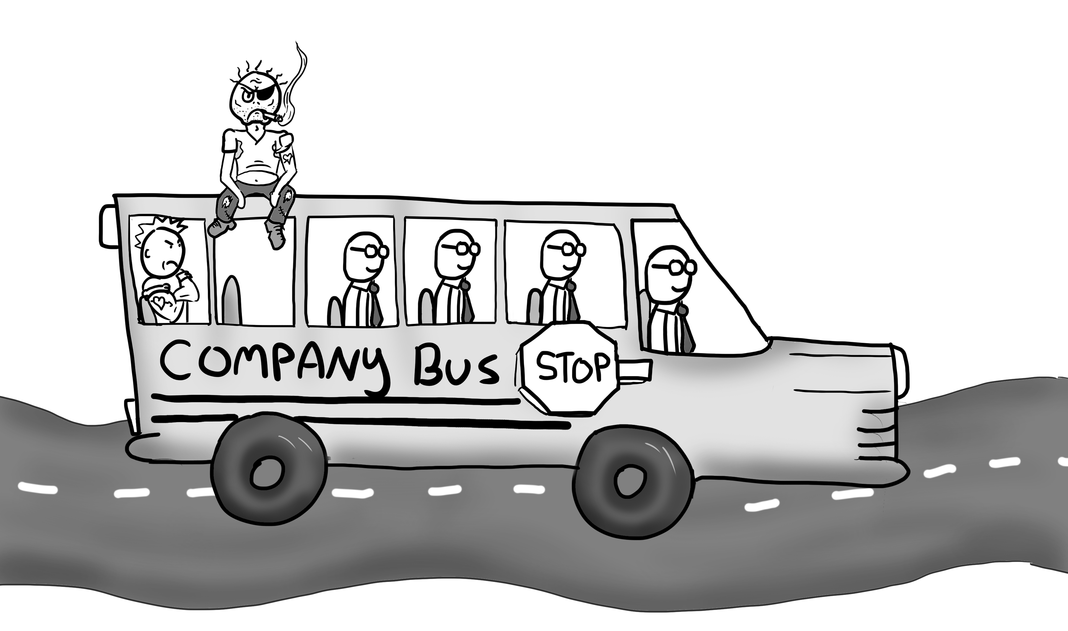 Keep The Wrong People On The Bus - Get On Bus, Transparent background PNG HD thumbnail