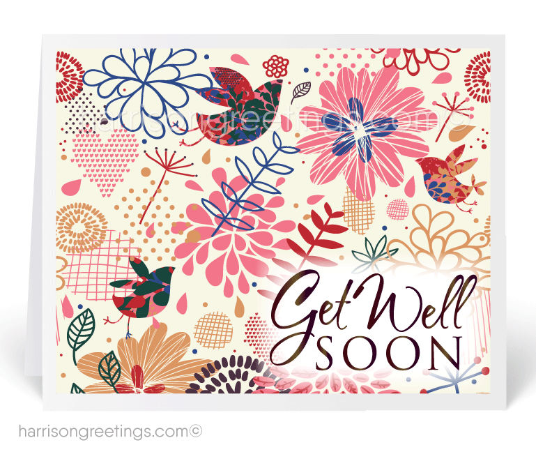 Get Well Soon Greeting Card - Get Well Card, Transparent background PNG HD thumbnail