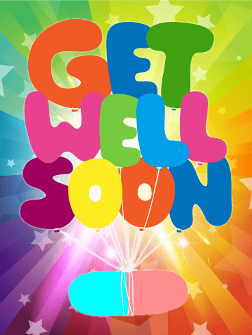 Rainbow Get Well Card - Get Well Card, Transparent background PNG HD thumbnail