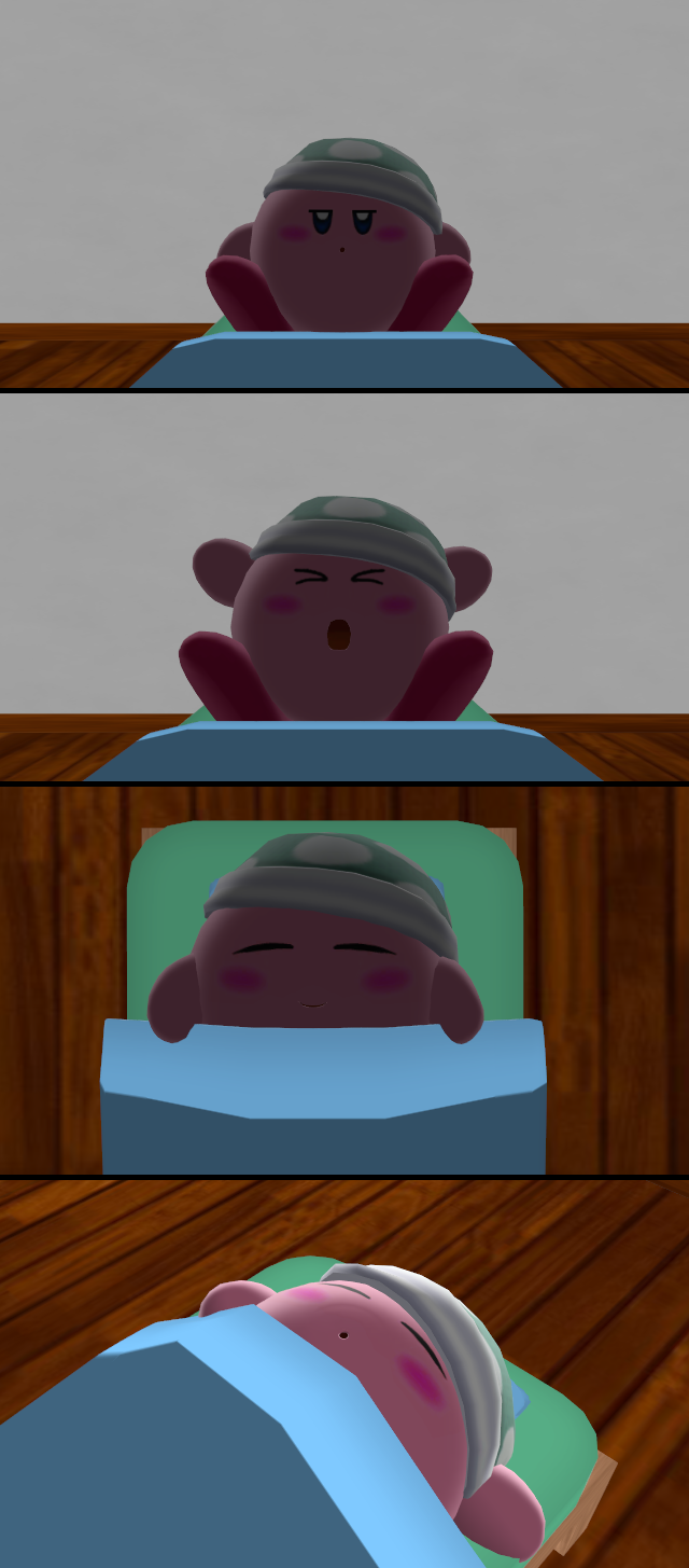 . Hdpng.com Penelopehamuchan Mmd   The Pink Puffball Gets Ready For Bed(Remake) By Penelopehamuchan - Getting Ready For Bed, Transparent background PNG HD thumbnail