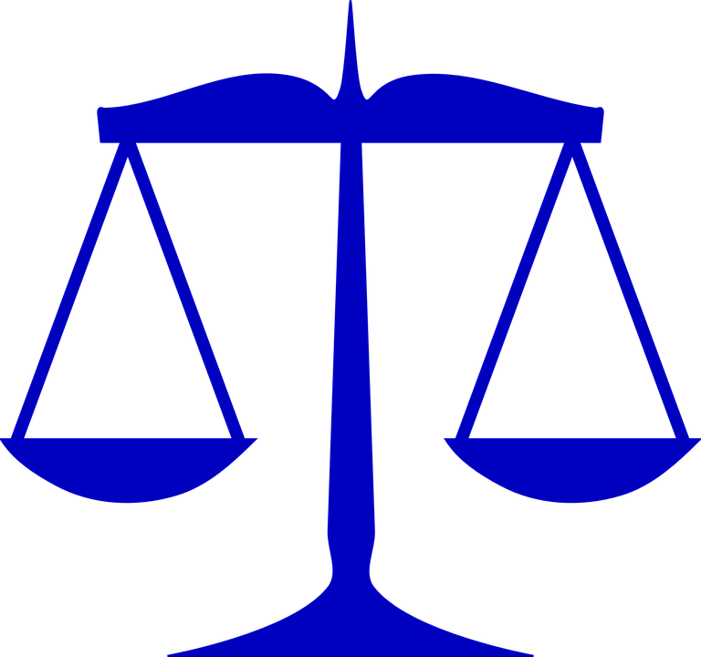 Waage, Gerechtigkeit, Blau, Gewicht - Gewichte Waage, Transparent background PNG HD thumbnail