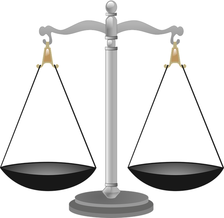 Waage, Gerechtigkeit, Maßstab, Gleichgewicht - Gewichte Waage, Transparent background PNG HD thumbnail